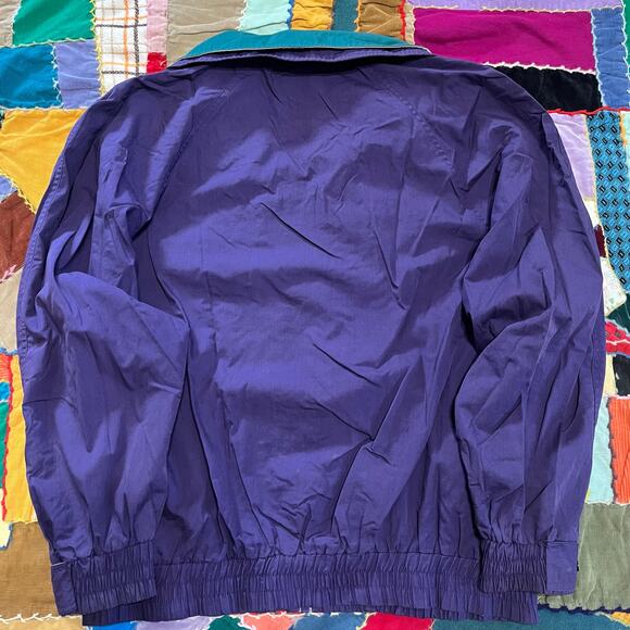 Vintage Jansport Purple and Turquoise Green Jacket Large - Picture 2 of 6